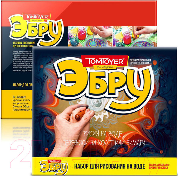 Изображение товара Набор для творчества Tom Toyer Для рисования на воде Эбру / LY02020