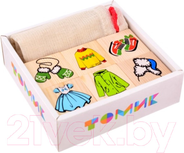 Изображение товара Развивающая игра Томик Лото. Одежда / 1-77 (24эл)