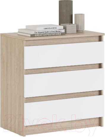 Изображение товара Комод Алисия Лайт-1 / АЯ.18.06.02.08 (палермо/белый)