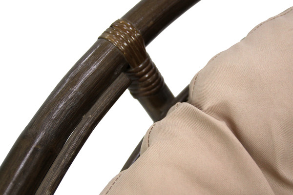 Изображение товара Кресло садовое Garden Story Папасан / Р110СС (бежевый/коньячный)