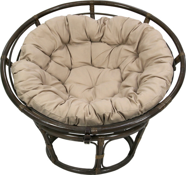 Изображение товара Кресло садовое Garden Story Папасан / Р110СС (бежевый/коньячный)