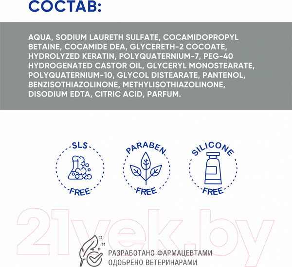 Изображение товара Шампунь для животных Doctor VIC Tutti Frutti для собак (250мл)