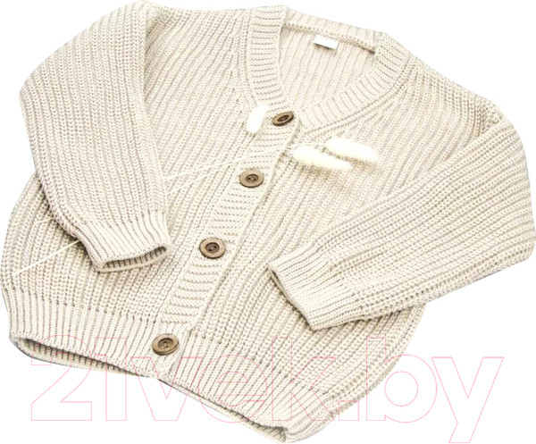 Изображение товара Кофта для малышей Amarobaby Knit / AB-OD21-KNIT19/33-104 (молочный, р. 104)