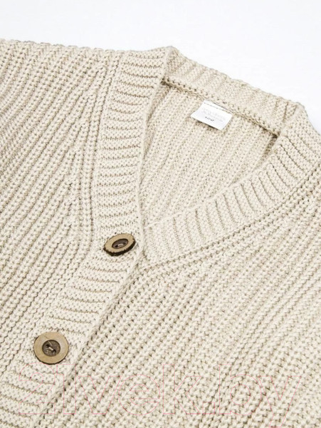 Изображение товара Кардиган детский Amarobaby Knit / AB-OD21-KNIT19/33-116 (молочный, р. 116)