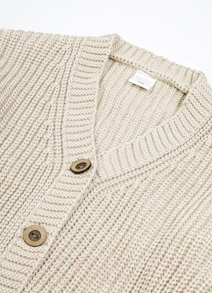 Изображение товара Кардиган детский Amarobaby Knit / AB-OD21-KNIT19/33-140 (молочный, р. 140)