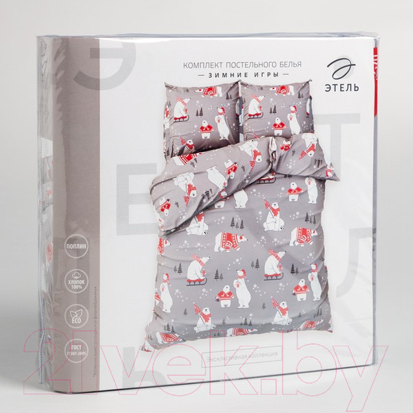 Изображение товара Комплект постельного белья Этель Зимние игры / 4482241