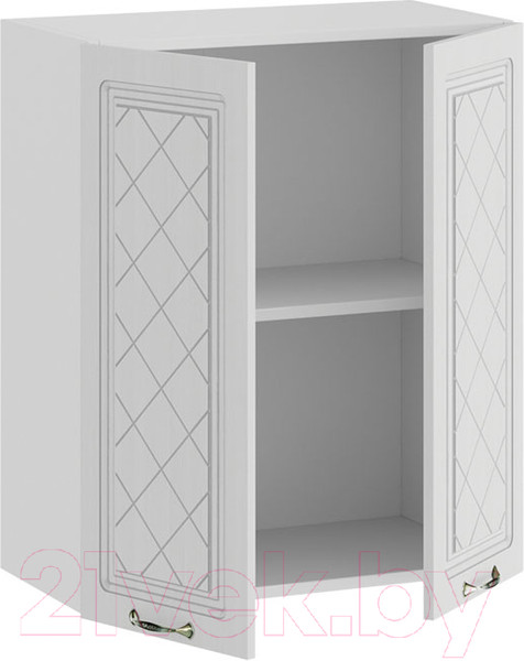 Изображение товара Шкаф навесной для кухни ТриЯ Бьянка 1В6 (белый/дуб белый)