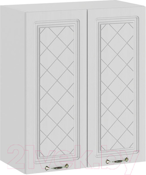 Изображение товара Шкаф навесной для кухни ТриЯ Бьянка 1В6 (белый/дуб белый)