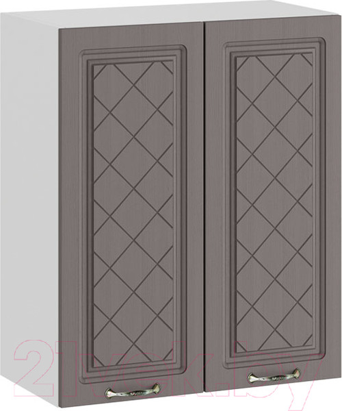 Изображение товара Шкаф навесной для кухни ТриЯ Бьянка 1В6 (белый/дуб серый)