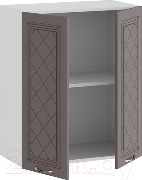 Изображение товара Шкаф навесной для кухни ТриЯ Бьянка 1В6 (белый/дуб серый)