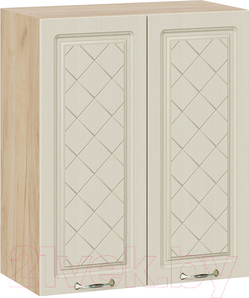 Изображение товара Шкаф навесной для кухни ТриЯ Бьянка 1В6 (дуб крафт золотой/дуб ваниль)