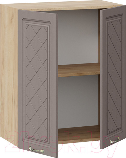 Изображение товара Шкаф навесной для кухни ТриЯ Бьянка 1В6 (дуб крафт золотой/дуб серый)