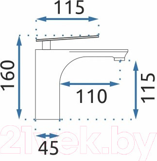 Изображение товара Смеситель REA B2035