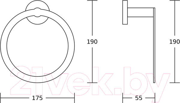 Изображение товара Кольцо для полотенца Gross Aqua GA50532