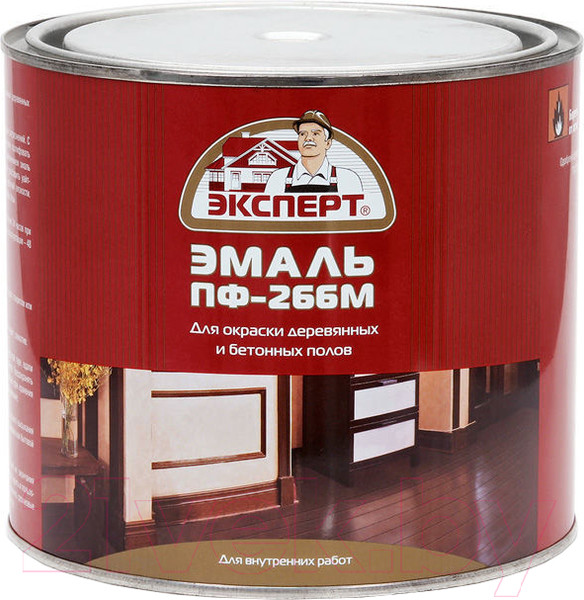Изображение товара Эмаль Эксперт ПФ-266М (1.9кг, желто-коричневый)