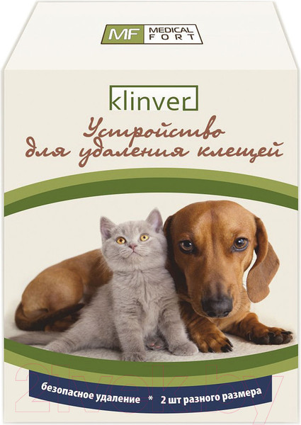 Изображение товара Выкручиватель клещей Medicalfort 2шт (55мм и 62мм)