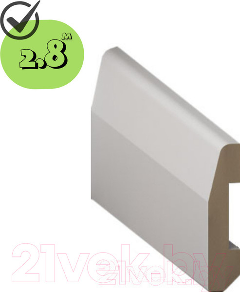 Изображение товара Плинтус WellMaker МДФ НМ-1230 Аx70x16 (2.8м)