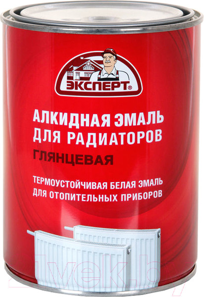 Изображение товара Эмаль Эксперт Алкидная для радиаторов (900г, белый)