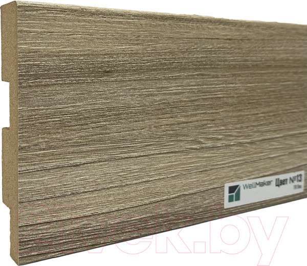 Изображение товара Плинтус WellMaker МДФ НМ-1780 80x16 (2.8м, вяз 13)