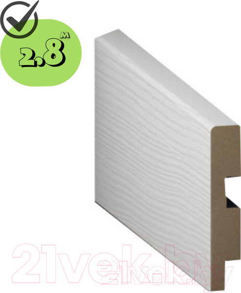 Изображение товара Плинтус WellMaker МДФ НМ-1780 80x16 (2.8м, мрамор 2)