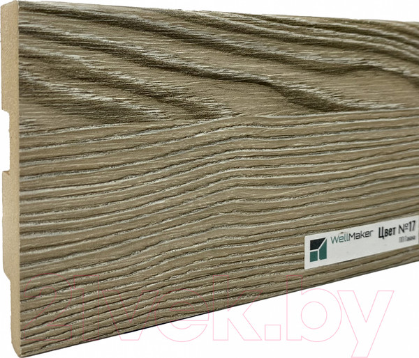 Изображение товара Плинтус WellMaker МДФ НМ-1780 80x16 (2.8м, гавана 17)