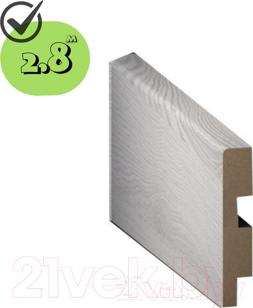 Изображение товара Плинтус WellMaker МДФ НМ-1780 80x16 (2.8м, корса 6)