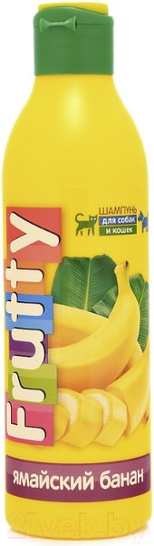 Изображение товара Шампунь для животных Агроветзащита Frutty Ямайский банан для собак и кошек / AB1546 (250мл)