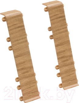 Изображение товара Соединитель для плинтуса Cezar Hi Line Prestige М135 Дуб Классический Матовый (2шт, флоупак)