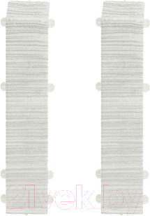 Изображение товара Соединитель для плинтуса Cezar Hi Line Prestige М266 Алюминий белый Матовый (2шт, флоупак)