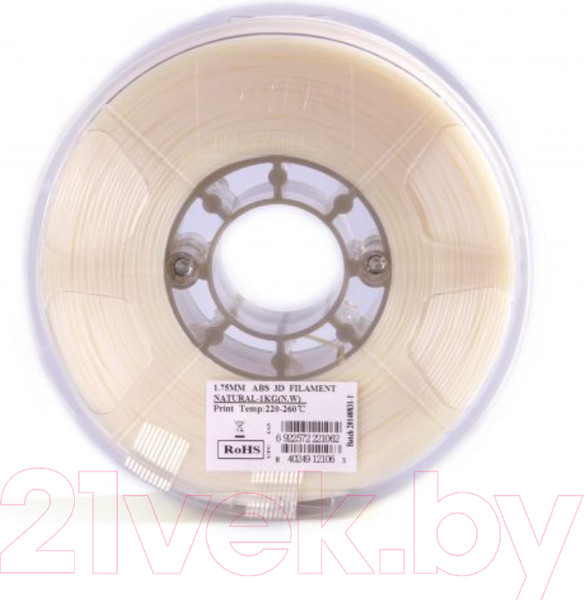 Изображение товара Пластик для 3D-печати eSUN ABS / т0025316 (1.75мм, 1кг, натуральный)
