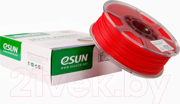 Изображение товара Пластик для 3D-печати eSUN PETG / т0025881 (1.75мм, 1кг, красный непрозрачный)