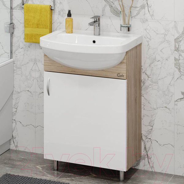 Изображение товара Тумба с умывальником Onika Эко 52.10 (105207 + Santeri 52)