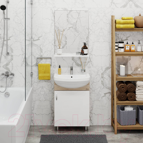 Изображение товара Тумба с умывальником Onika Эко 52.10 (105207 + Santeri 52)