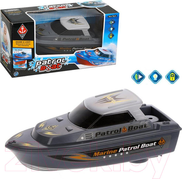 Изображение товара Катер игрушечный Наша игрушка Патрульный катер / 6691A