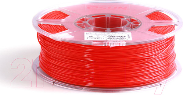Изображение товара Пластик для 3D-печати eSUN PLA / т0025298 (1.75мм, 1кг, красный)