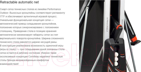 Изображение товара Теннисный стол Cornilleau 500X Outdoor / 113100 (синий)