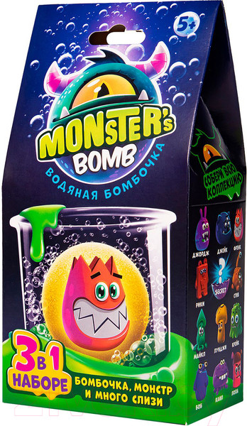 Изображение товара Набор для создания слайма Slime Monster's Bomb / MB001P