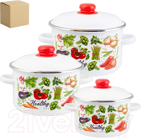 Изображение товара Набор кастрюль Appetite Veggies 1KB191M