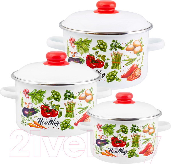 Изображение товара Набор кастрюль Appetite Veggies 1KB191M