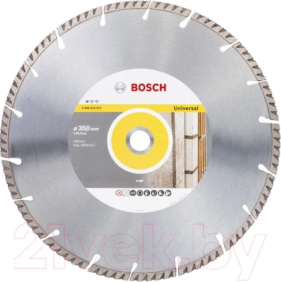 Изображение товара Отрезной диск алмазный Bosch 2.608.615.071