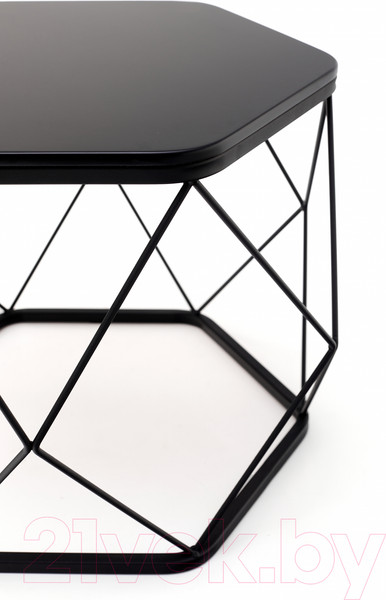 Изображение товара Журнальный столик РасГар Арена (черный/черный)