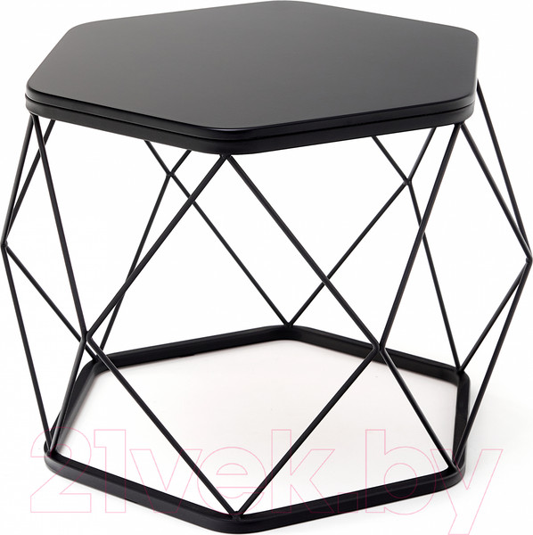 Изображение товара Журнальный столик РасГар Арена (черный/черный)