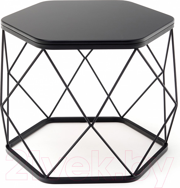 Изображение товара Журнальный столик РасГар Арена (черный/черный)