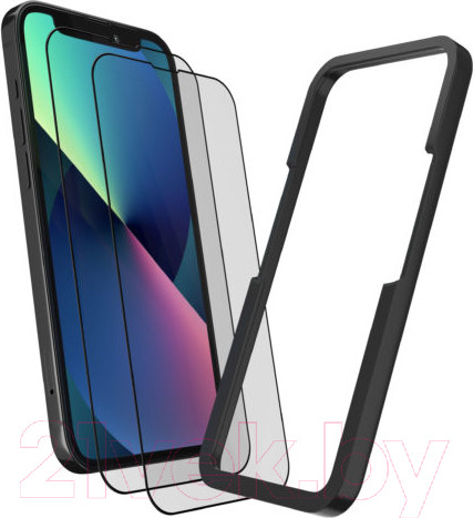 Изображение товара Набор защитных стекол для телефона VLP 2.5D Easy App для iPhone 13 Pro Max / vlp-25D2GLF21-67BK (2шт)