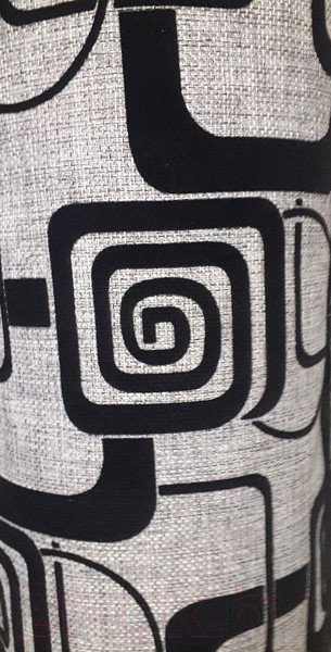 Изображение товара Диван угловой Асмана Олимп-1 правый (кубики/рогожка серый/кожзам черный)