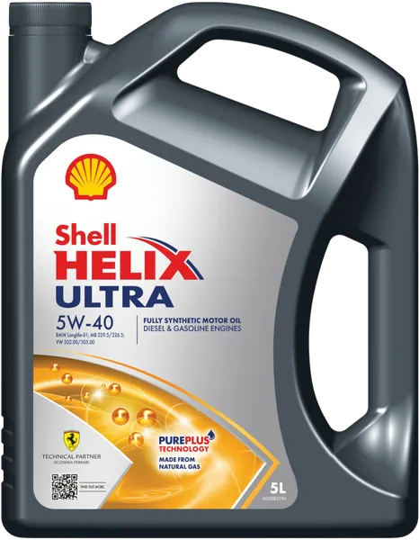Изображение товара Моторное масло Shell Helix Ultra 5W40 (5л)