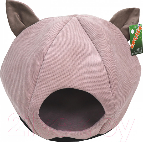 Изображение товара Домик для животных Кот и Пёс Котик / Д35-П (розовый)