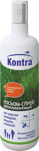 Изображение товара Спрей от насекомых Kontra Репеллентный (100мл)