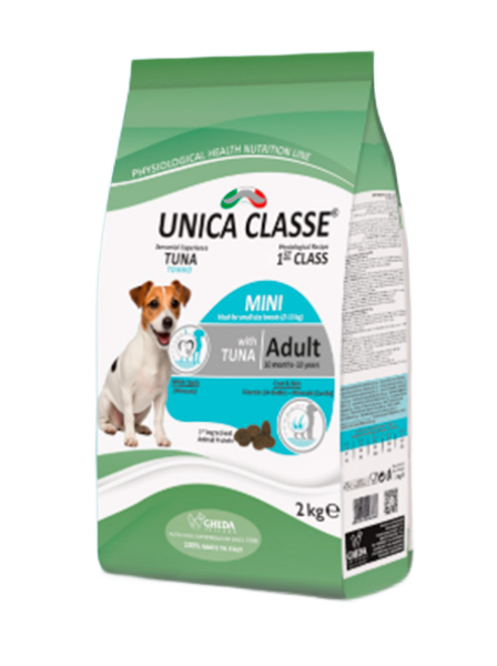Изображение товара Сухой корм для собак Unica Classe для взрослых собак мелких пород тунец (2кг)