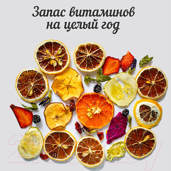 Изображение товара Сушилка для овощей и фруктов BQ FD1000 (черный/сталь)